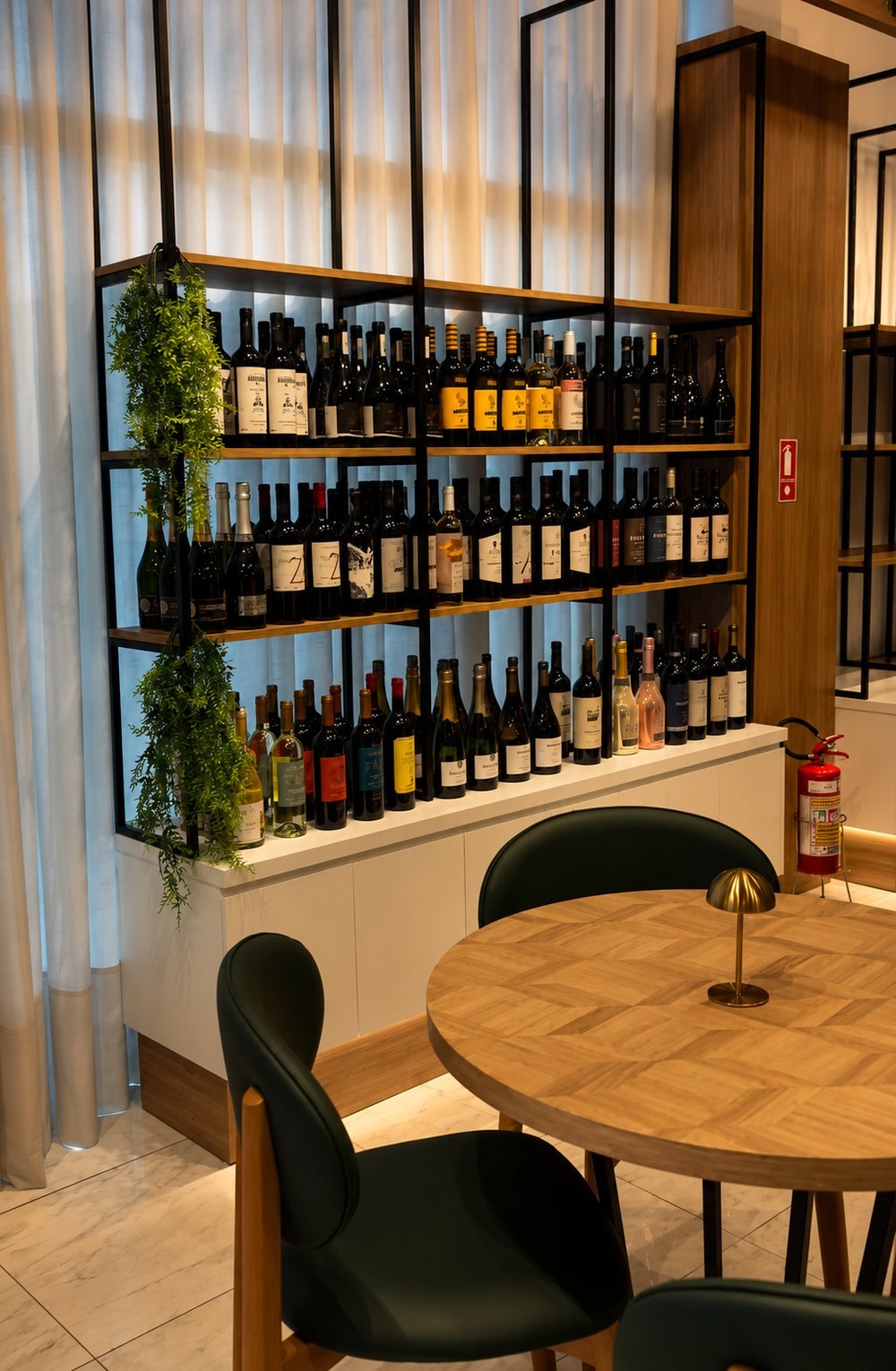 Adega de vinhos do empório